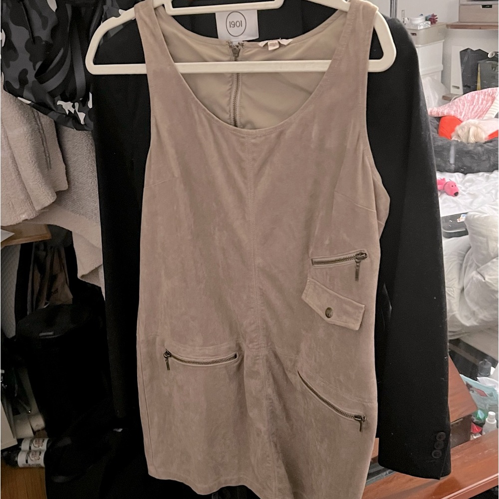 Guess sueded mini sheath dress
